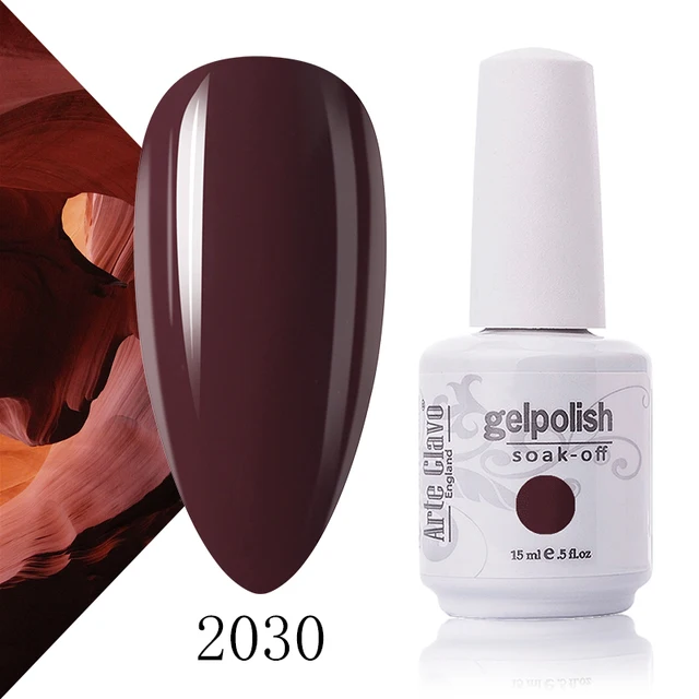 Arte Clavo 131 Colors Gel Polish Nail Gel Varnish Paint Semi Permanent Nails Art Gel Nail Polish For Manicure Top Coat Base Coat 2030