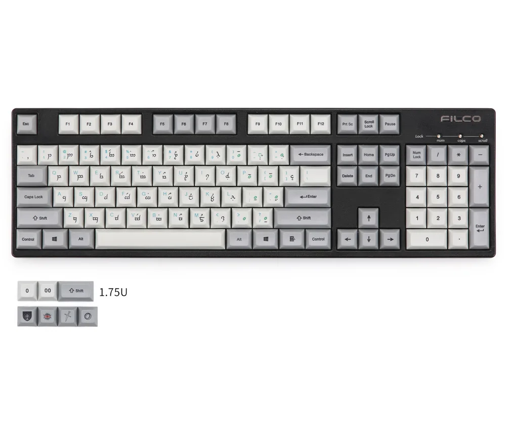 Npkc dsa keycap dye subbed Elf буквы для механической клавиатуры 111 клавиш