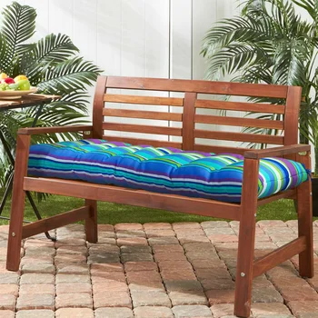 

Long Cushion Thickening Garden Chair Cushion Solid Color Home Seat Mat Floor Cushion 130x45CM Bench Cushion