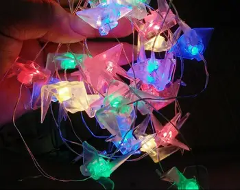

LED home string light decoration holiday coloured light battery box 1.5m 10 led