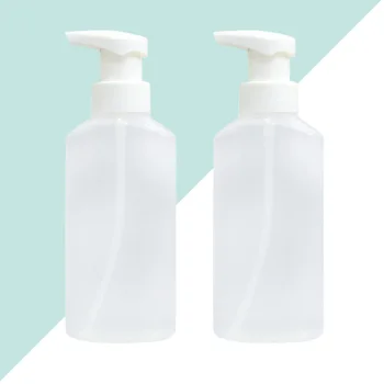 

1 Set 2pcs Plastic Empty Foam Bottle Mousse Bubble Bottle Squeeze Bottle Portable Soap Dispenser Bottles (Transparent)