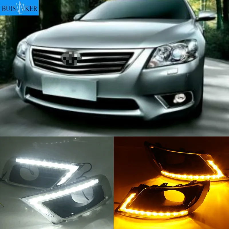 

Дневные ходовые огни, 2 шт., ДХО для Toyota Camry 2009, 2010, 2011, противотуманные фары