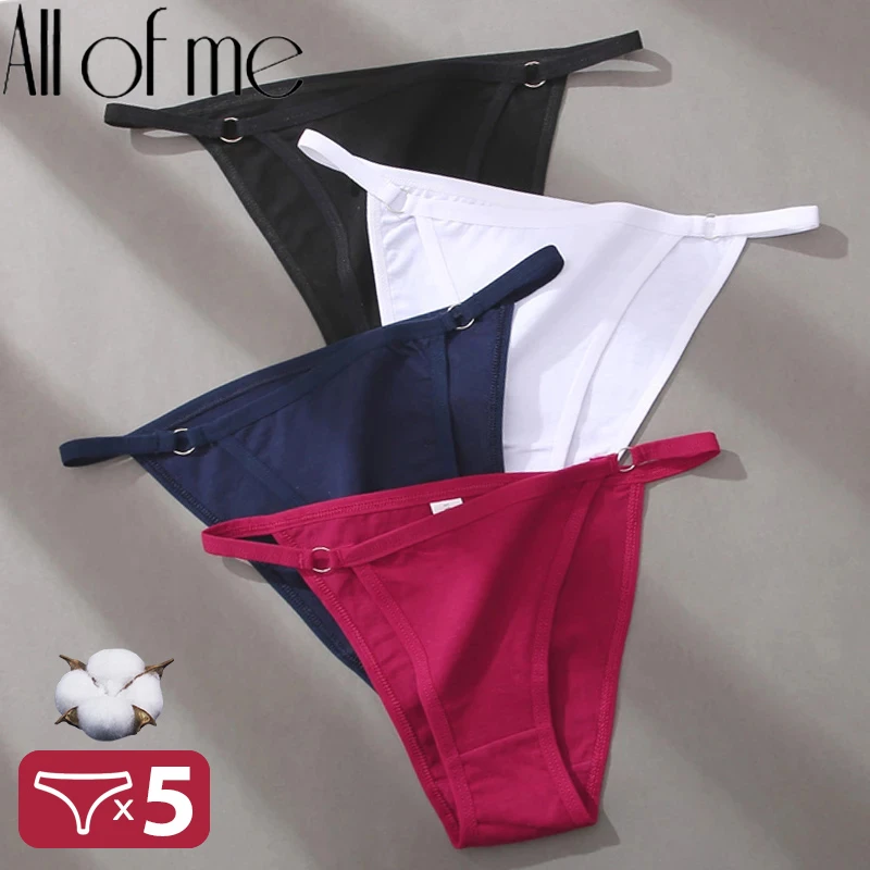 5pcs/set Sexy Underwear Cotton Panties Women Lingerie Female Underpants