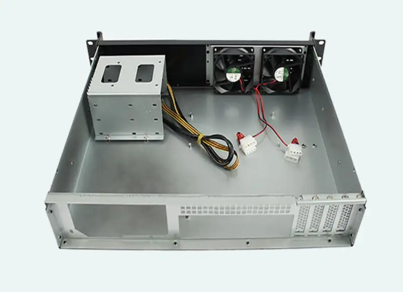 2U ipc Шасси 2U rackmount корпус Глубина 350 мм ультра-короткий для Micro ATX/ATX 17*17 см материнская плата сервер межсетевой экран для компьютера