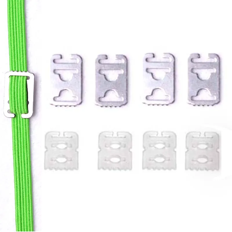 

4Pcs Universal Quick Tieless Lace Lock No Need Tie Flat Shoelaces Anchor Lazy Shoe Laces Buckle Shoelace Accessories