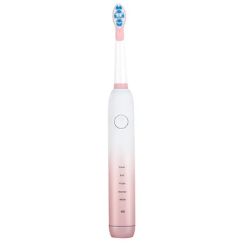 

Electric Toothbrush Rechargeable Smart Sonic Brush Tooth Waterproof Automatic Toothbrush Adult Teeth Brush(Pink)