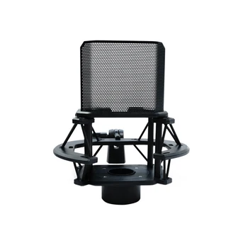 

Suspension Stand Fixed Condenser With Filter Anti Vibration Microphone Shock Mount Studio Recording Clip Professional Portable