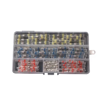 

100Pcs Waterproof Seal Heat Shrink Solder Wire Connector Shrinkage Solder Sleeve Tube for Motorcycle Car Cable Connect
