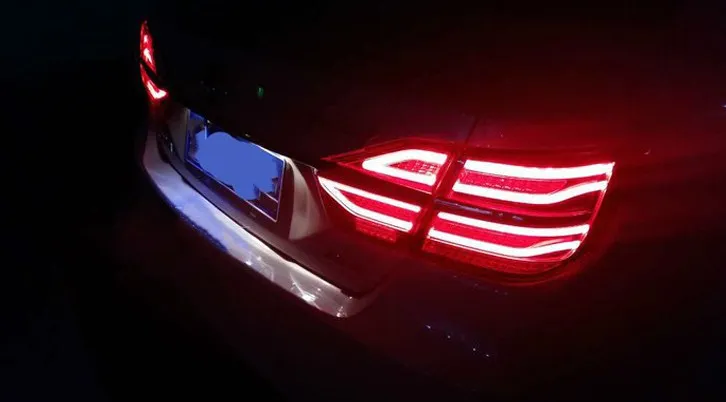 VLAND завод для задний габаритный фонарь автомобиля для Camry полный светодиодный задний фонарь- и сигнал поворота с последовательным индикатором+ play and plug