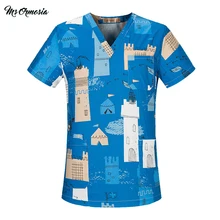 Униформа медсестры для женщин и мужчин Удобная хлопковая одежда для ухода за грудью Стоматология для домашних животных больница клиника Униформа медицинские принадлежности