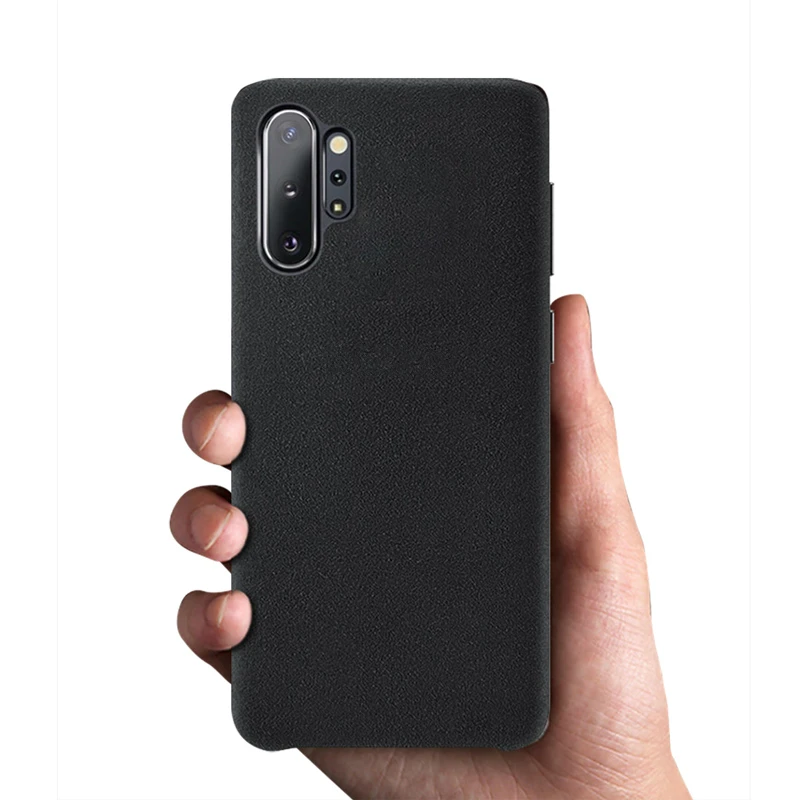 Best For Samsung Galaxy Note 10 Plus Case Genuine Suede Leather Protector Case For Samsung Note 10 9 S9 S10 Plus S10e Case