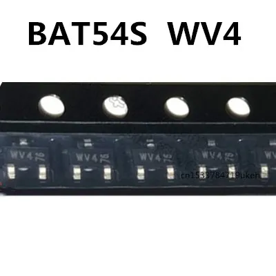 

Оригинальные 50 шт./BAT54S WV4 SOT23