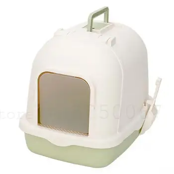 

256 Fully Enclosed Cat Sandbox Large Anti-splash Drawer Cat Toilet Double Deodorizing Cat Sandbox Cat Supplies