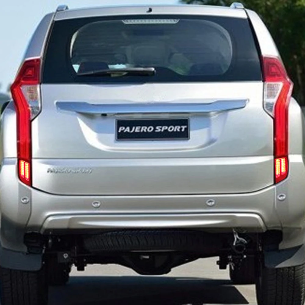 2 шт. отражатель для Mitsubishi Montero Pajero Sport 2015 2016 2017 2018 Автомобильный светодиодный