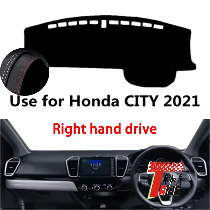 

: TAIJS Factory Casual Classic protective Leather Car Dashboard Cover For Honda City 2021 Right hand drive