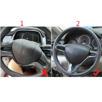 

1pcs Decoration Cover Car Steering Wheel Cover Trim Replacement Accessory New