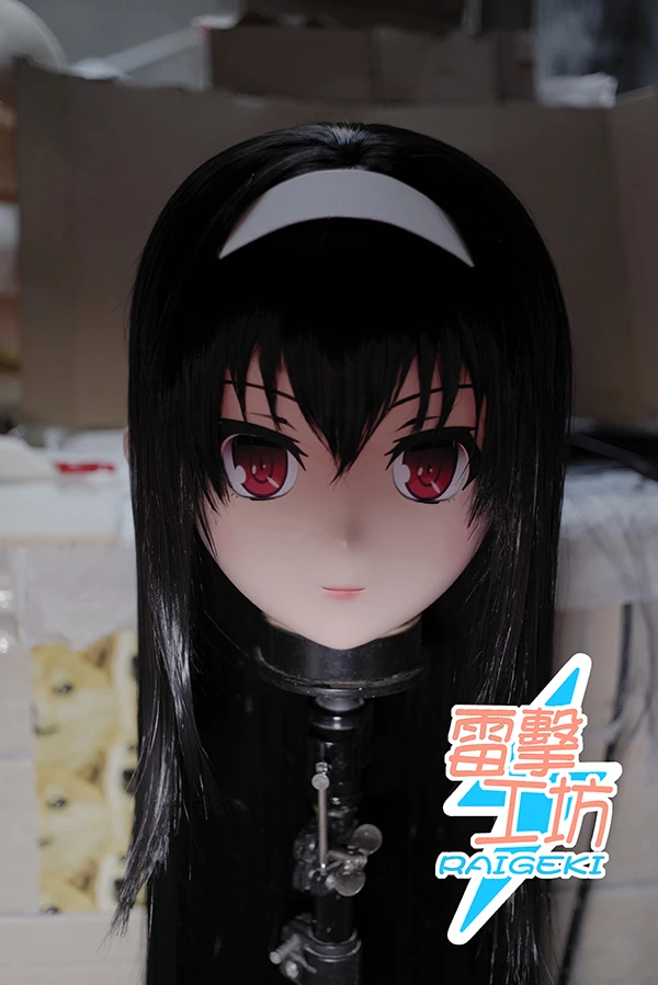 (RAIGEKI MAKS 109) Силиконовая Хеллоуин маска для головы Crossdressing BJD кукла кигуруми аниме