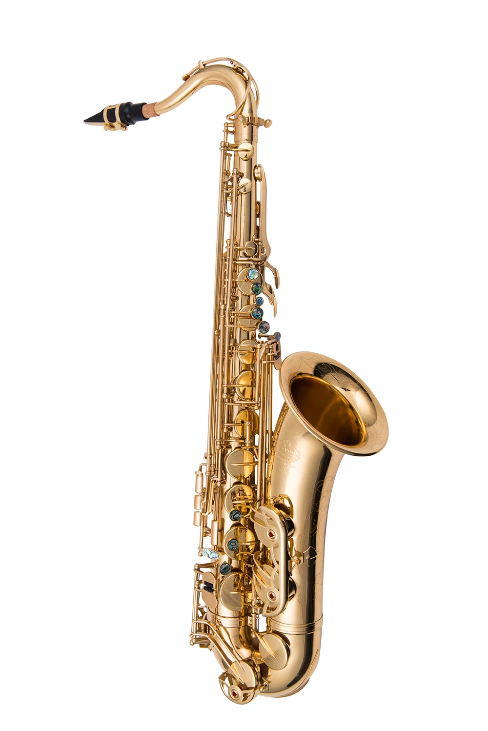 High quality professional Brass body Tenor Saxophone NAIPUTESI NT-TX800 Electrophoresis gold Bb Sax With accessories | Спорт и