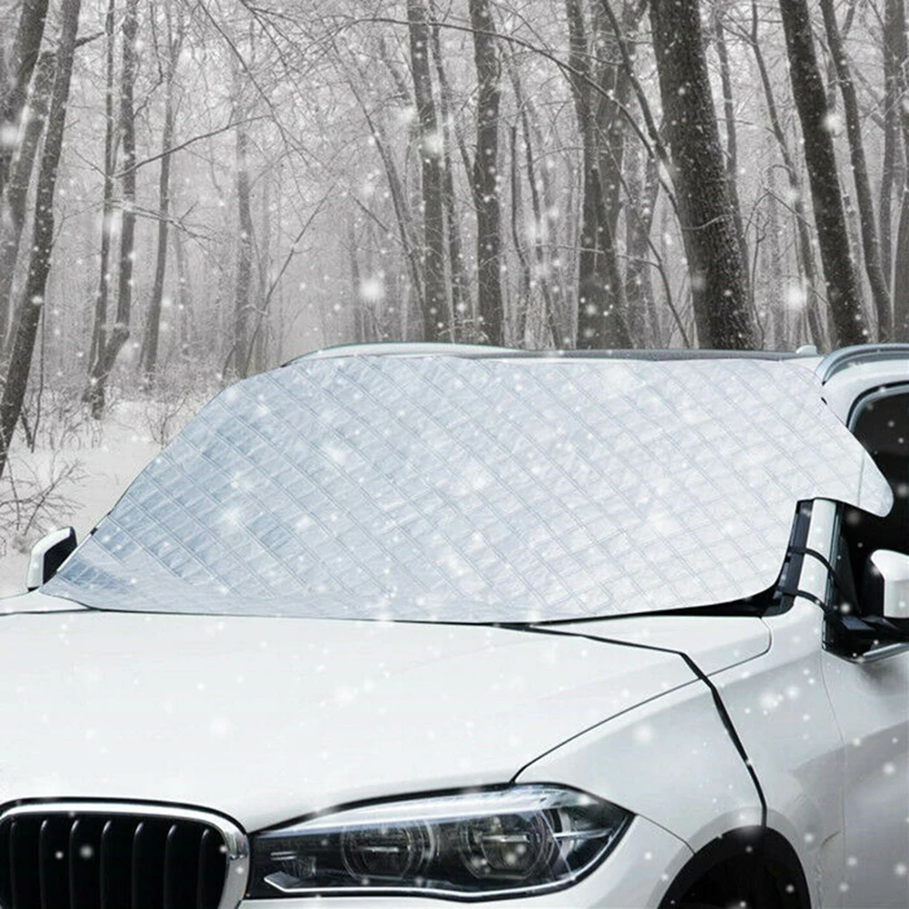 Авто лобовое стекло экран магнит анти-УФ снег мороз Защита от солнца крышка carros аксессуары маска камера