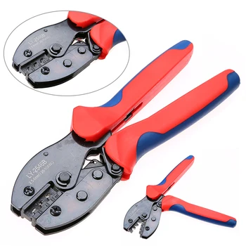 

Solar Connectors Plier Crimping Tool for 2.5/4/6mm2(14-10AWG) with Soft Handle Crimping Tool Crimping Pliers Red and Blue color