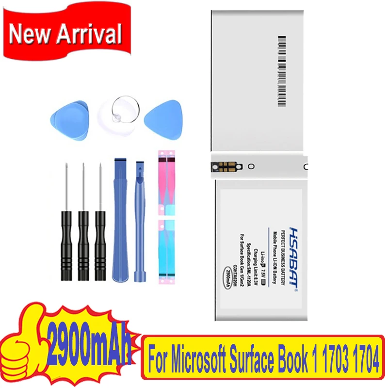 2900 мА/ч DAK822470K G3HTA045H Батарея для Microsoft Surface BOOK 1 1703 1704 1705 экран G3HTA020H