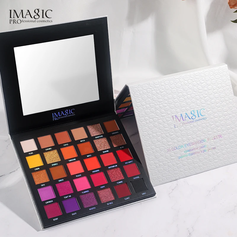 IMAGIC 30 Colors Eye Shadow Pearlescent Makeup Glitter Pigment Smoky Eye