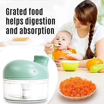

Multifunctional Mini Hand-Pulled Garlic Cutter Kitchen Tool Manual Garlic Press Is Easy to Squeeze and Easy to Clean