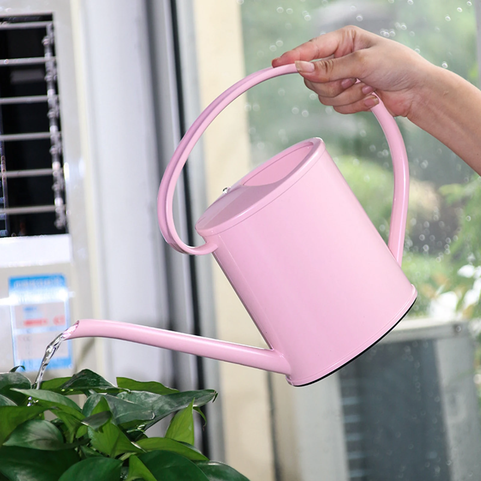 Large Long Mouth Watering Can Sprinkler Houseplants Flower Watering Pot 
