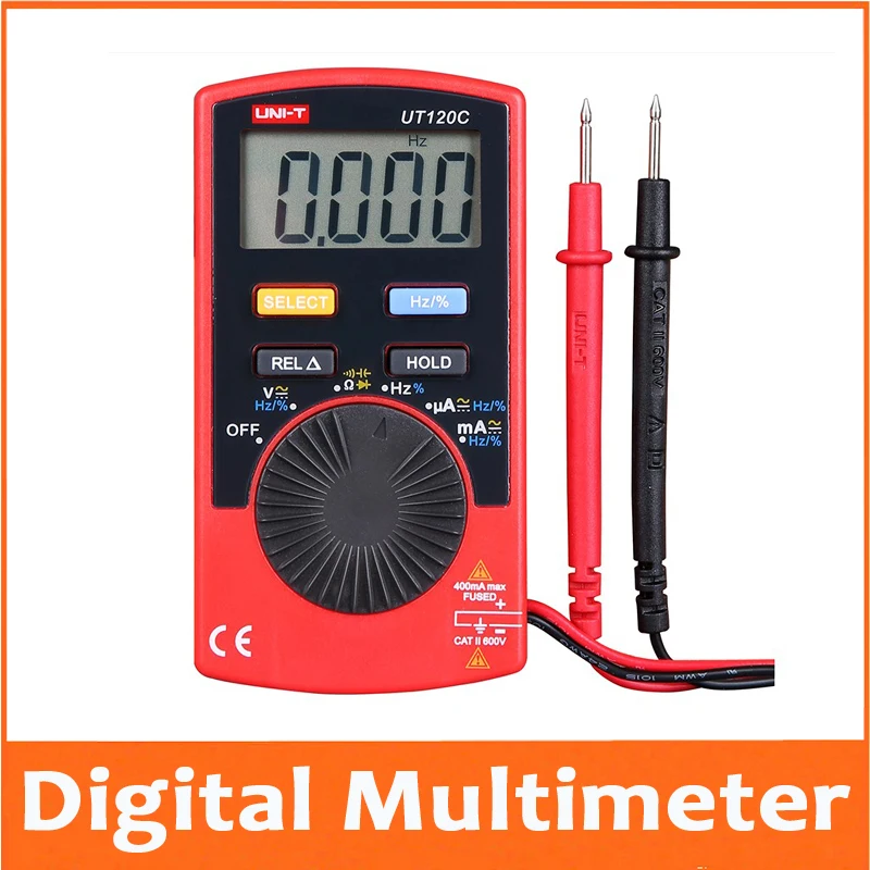 

Digital Multimeter 4000 Count Display Auto Range Multitester DC Voltage Meters Testers Multimeter