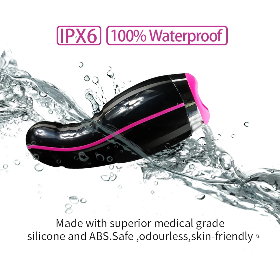 Tanie Wielu wibracji częstotliwości Oral mężczyzna Masturbator głębokie gardło potężny ssania cios pracy głos kubek do masturbacji Sex zabawki dla człowieka