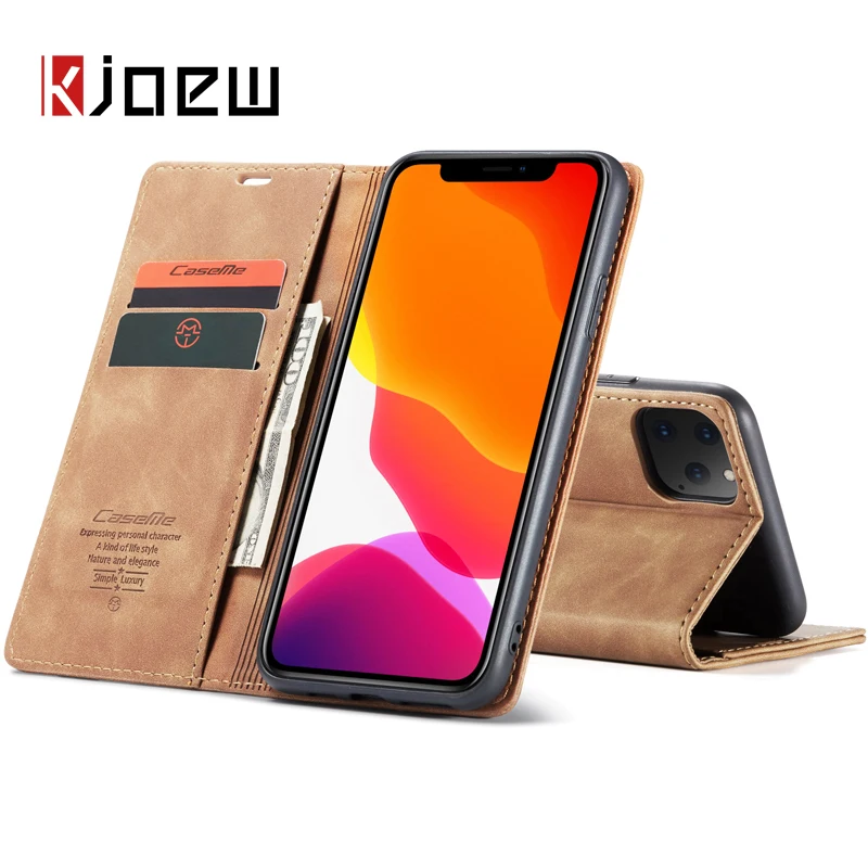 Кожаный бумажник KJOEW для Samsung A50 A70 M10 M20 S10E S7E S8 S9 S10 plus note10 pro с откидной крышкой |