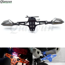 Универсальный CNC алюминиевый мотоцикл регулируемый угол номерной знак кронштейн для BMW XB12R XB12SS XB12SCG S1000R S1000RR R1200RT