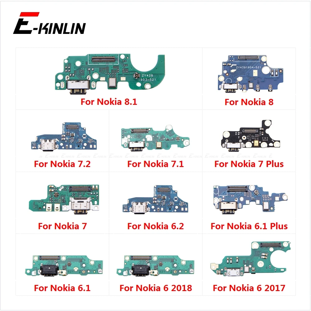 Sale Dock-Port-Board Microphone-Mic Nokia 6.1 7-Plus Flex-Cable Usb-Charging-Charger  Vy8NL8m3B