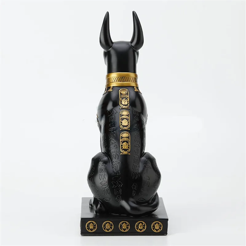 Египетская мифология Death Anubis Canis Spp статуя искусства и рукоделия творческая