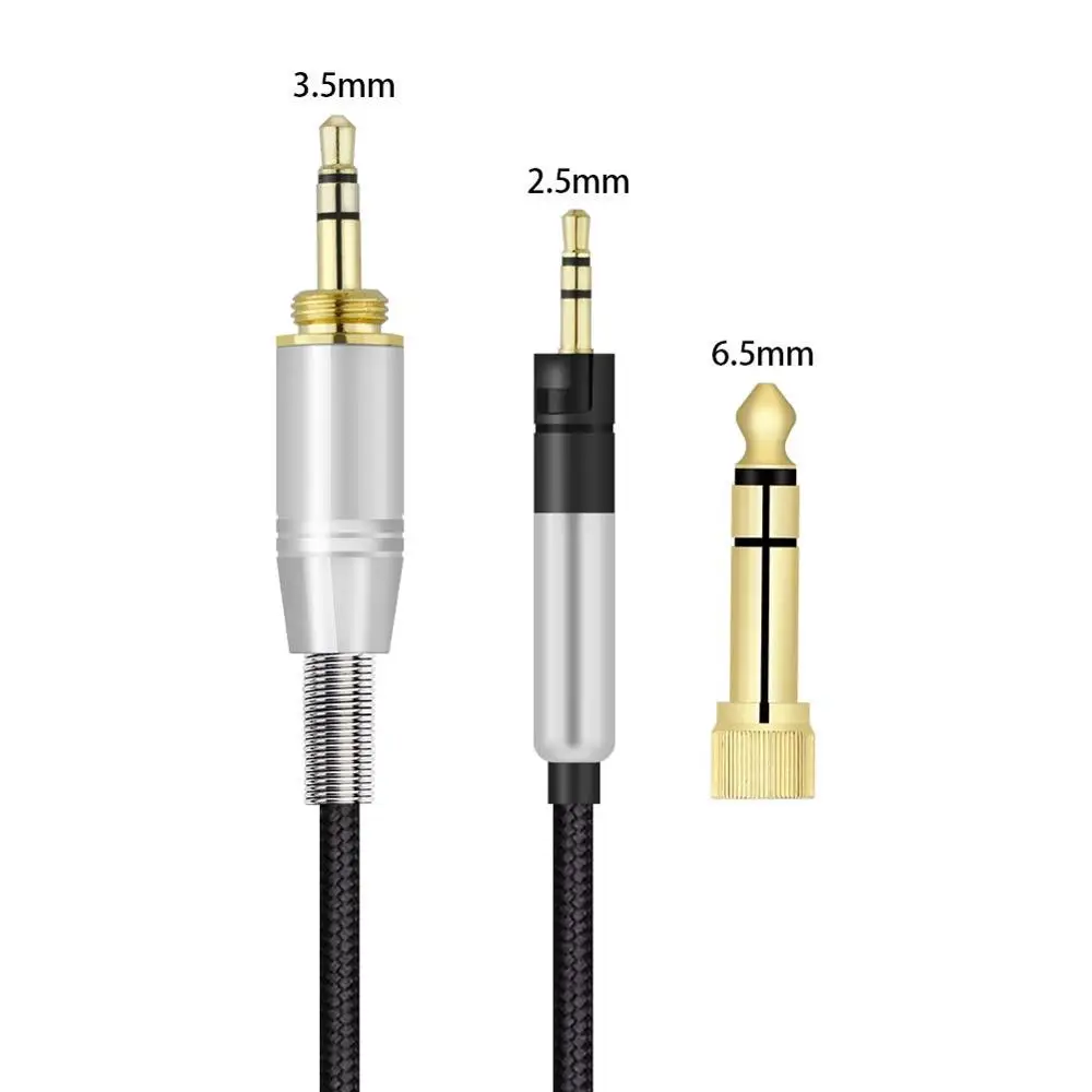 Upgrade Replacement Stereo Audio Cable Extension Music Cord For Sennheiser Momentum 2 0 HD1 Over On Ear Headphones 1 2meters