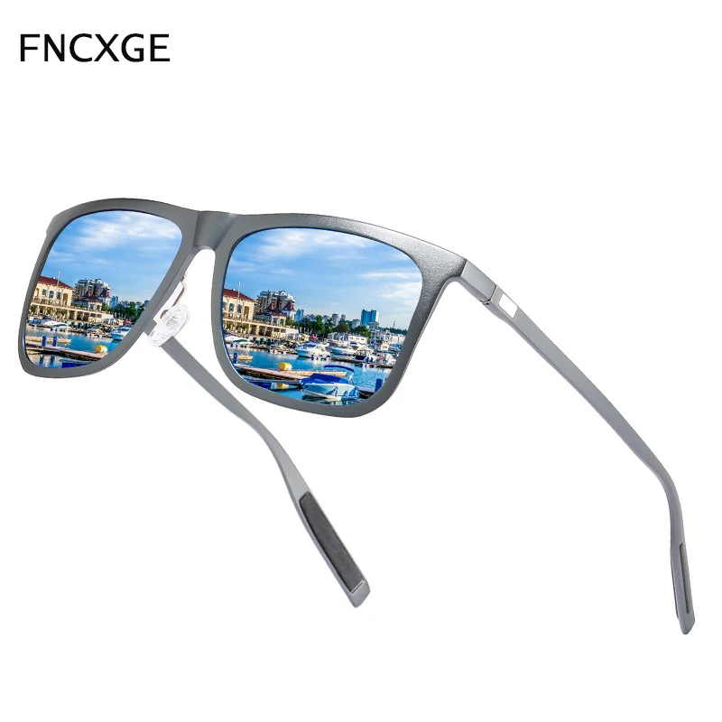 

Men Sunglasses Polarized Square Fishing Driving Driving Sun Glasses For Men Vintage Retro Brand Designer Classic Men Shades