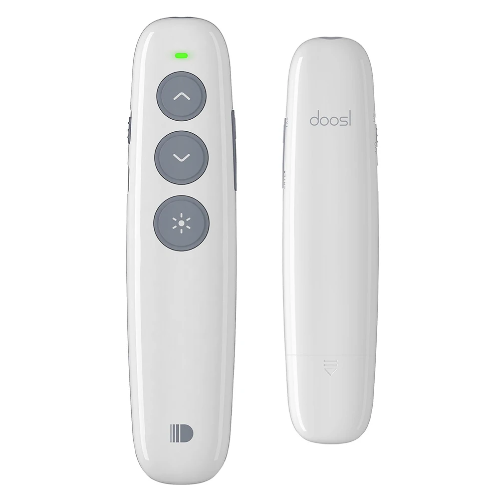 

Doosl Laser Pointer With Remote Control USB Rechargeable 2.4GHz Wireless Presenter For Meeting Teaching Speeching For PPT