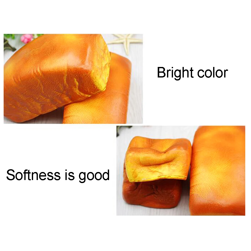 Soft Antistress Toy Simulation Big Cream Bread Food Slow Rising Model Squeezing Toy Table Sofe Deco 5