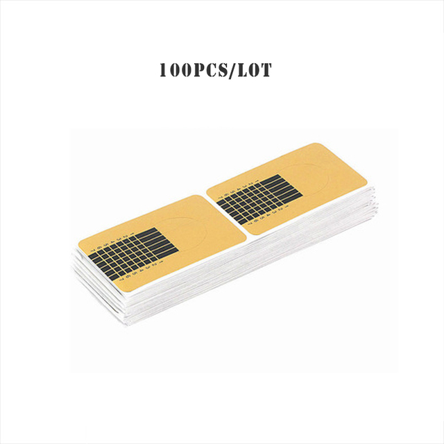 Art Tools Nail Extension UV Gel Tips Extension Nail Form Stickers for Gel Acrylic Nail Tips Extension Acrylic Curve