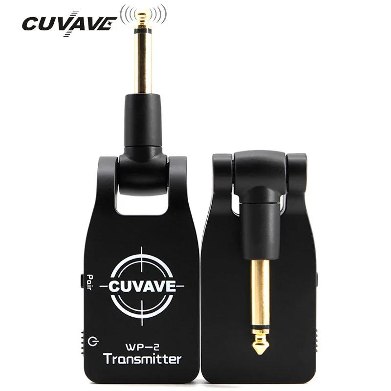 

UHF Guitar Wireless System Wireless Guitar Transmitter Receiver Set Built-in Rechargeable Battery 50M Transmission Range