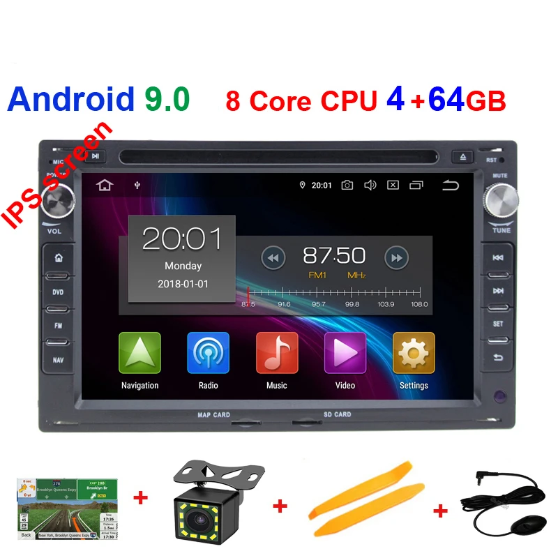 4G+ 64G PX5 ips HD Android 9,0 автомобильный DVD мультимедийный плеер для VW Golf4 T4 Passat B5 Sharan с wifi BT Радио gps навигация - Цвет: Octa Core 4G 64G