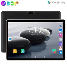 Tablette PC de 10.1 pouces 3G/4g avec clavier, fonction d'appel téléphonique, 4 go/64 go, Octa Core, WiFi, Bluetooth 4.0, double SIM, appareil photo Google