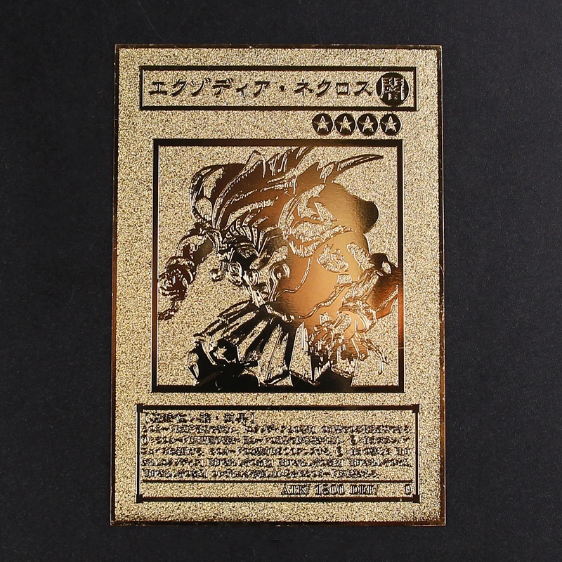 Новинка YU GI OH золотая металлическая карточка японский Золотой Forbidden One Exodia Eye белый дракон VOL Edition Коллекционная карта детская игрушка подарок