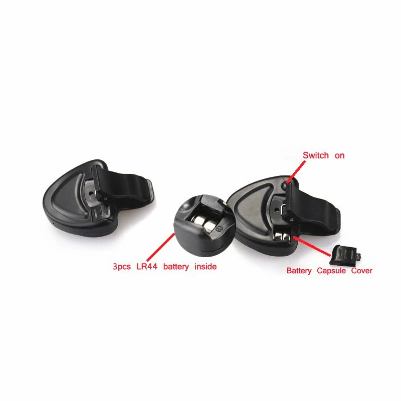 4pcs/lot LED Electronic Fish Bite Finder Alarm Alert Light On Fishing Rod Outdoor Fishing alarm device Loud Alarm