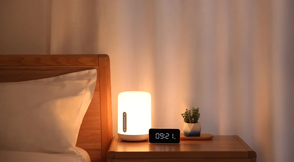 Original Xiaomi Mijia Bedside Lamp 2 Bluetooth WiFi Touch Panel APP Control RGB Table Lamp Works with Apple HomeKit Siri (1)