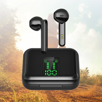

New TWS Touch Bluetooth Earphone Wireless Headphones 5.0 In-Ear Sports Stereo LED Power Noise Canceling Sport Fitness Headphone