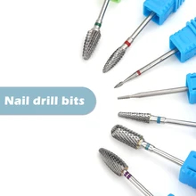 

1pc Carbide Nail Drill Bit Electric Manicure Drills Milling Cutter Burr Apparatus Nail Files Bits Pedicure Tool Nail Accessories