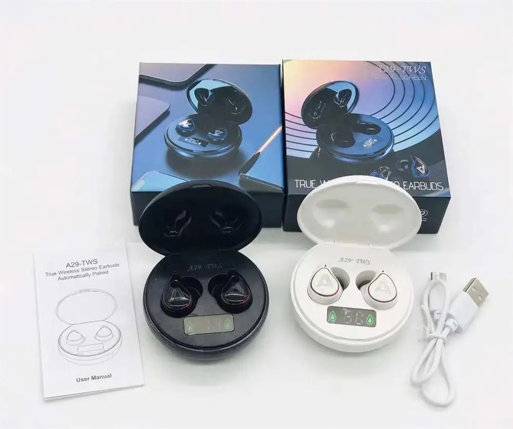 MINI Bluetooth V5 0 Earphones Wireless With Microphone Sports Waterproof Headsets with Charging Box For Android IOS