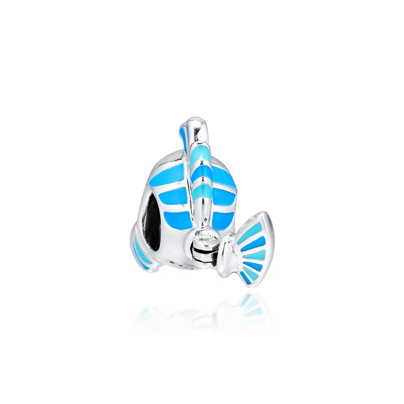 CKK Fit Pandora браслет Русалочка Flounde бусины для Подвески для изготовления украшений Стерлинговое Серебро 925 оригинальные бусины Шарм Kralen