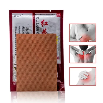 

8pcs/set Safflower snake Pain Relief Plaster Back Neck Muscle Shoulder Pain Patch of Health Care Body Massage